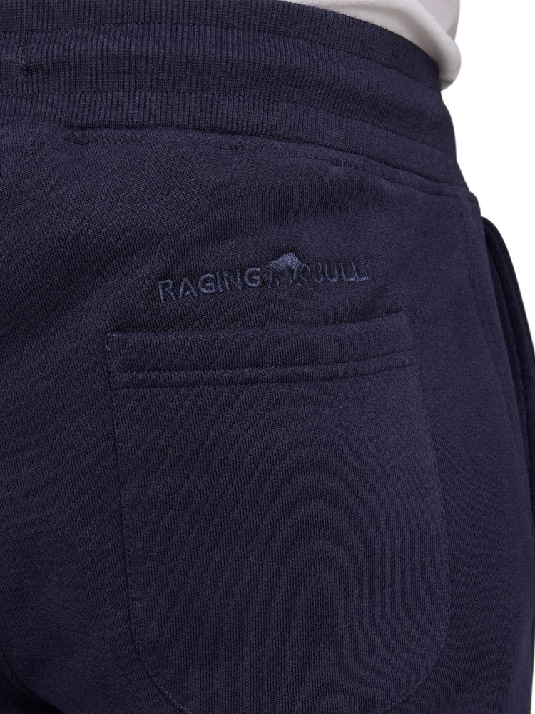 Raging Bull Blue 100% Cotton Cuffed Sweatpants - Image 6 of 6