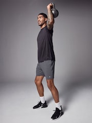 Black Active Gym Training T-Shirt - Image 3 of 11