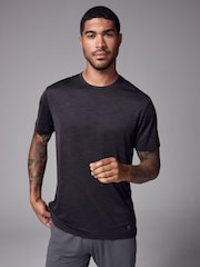 Black Active Gym Training T-Shirt - Image 4 of 11