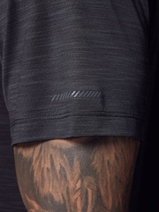 Black Active Gym Training T-Shirt - Image 7 of 11