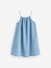Denim 100% Cotton Strappy Sundress (3-16yrs) - Image 4 of 7