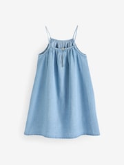 Denim 100% Cotton Strappy Sundress (3-16yrs) - Image 5 of 7