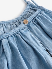 Denim 100% Cotton Strappy Sundress (3-16yrs) - Image 7 of 7