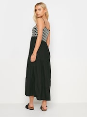 PixieGirl Petite Black Zig Zag Tiered Dress - Image 4 of 6