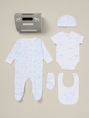 Rock-A-Bye Baby Boutique Printed All in One 100% Cotton 5-Piece Baby Gift Set - Image 1 of 5