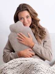 Just Sheepskin Grey Rebecca Hot Water Bottle - Image 1 of 3