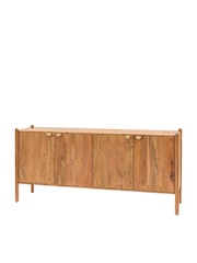 Gallery Home Natural Elvan 4 Door Sideboard - Image 6 of 7