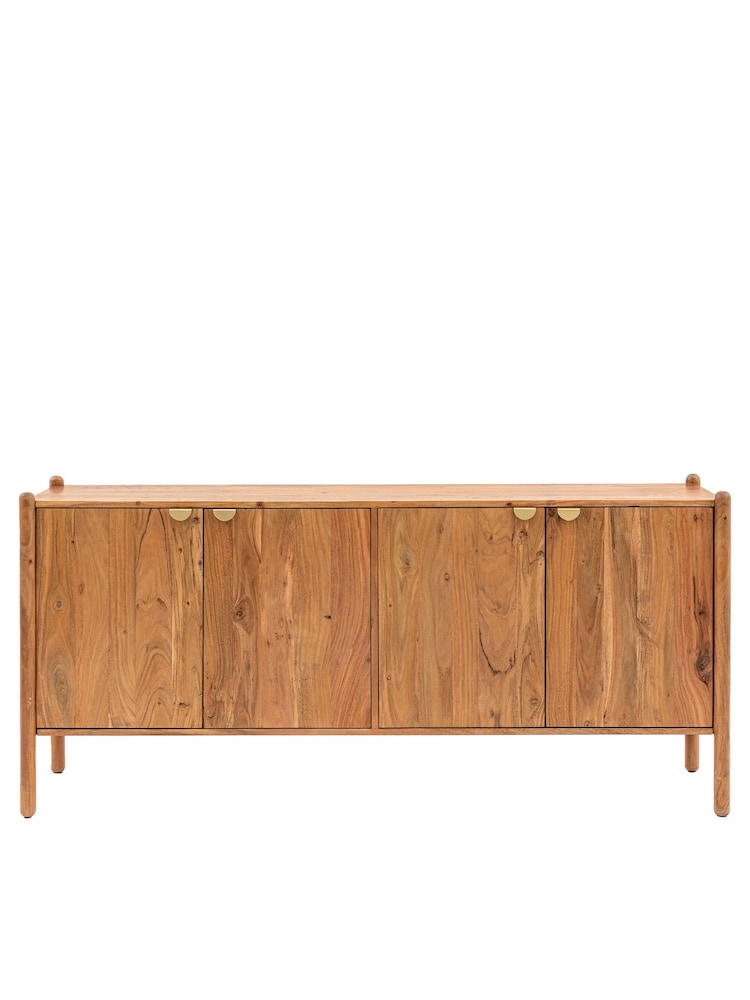 Gallery Home Natural Elvan 4 Door Sideboard - Image 7 of 7