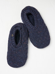 FatFace Blue Navy Bee Daisy Socks 1 Pack - Image 1 of 2