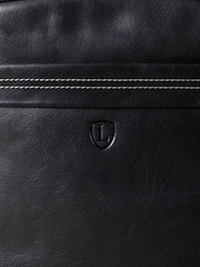Lakeland Leather Black Small Keswick Leather Messenger Bag - Image 7 of 7