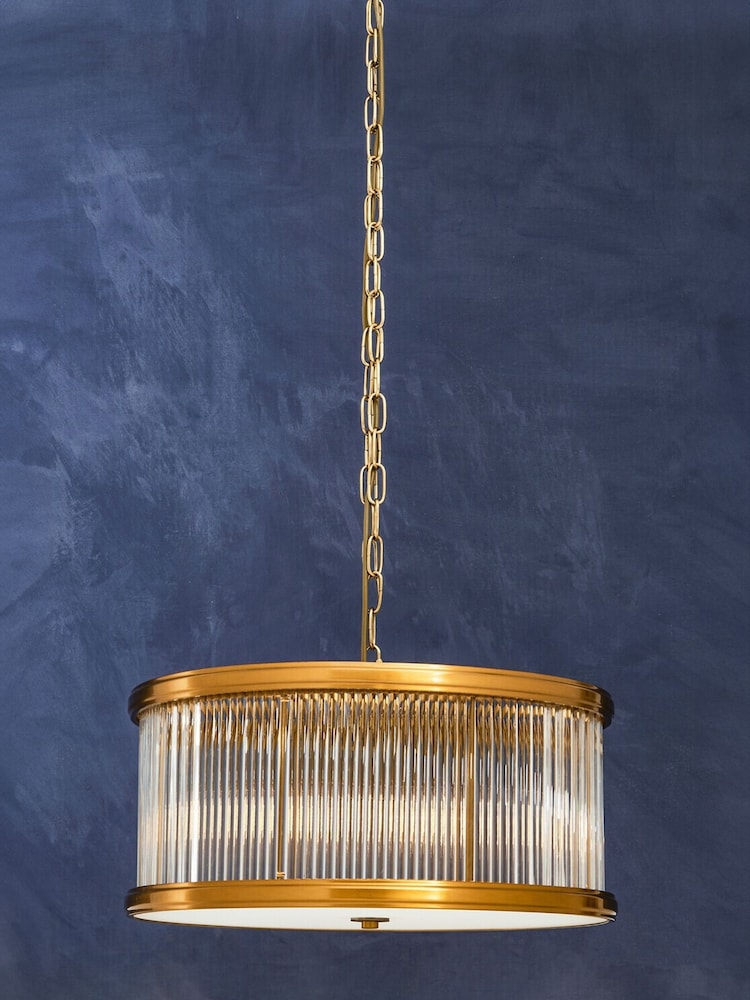 Interiors by Premier Brown Kensington Townhouse 6 Bulb Pendant Light - Image 1 of 4 Interiors by Premier Brown Kensington Townhouse 6 Bulb Pendant Light - Image 1 of 4