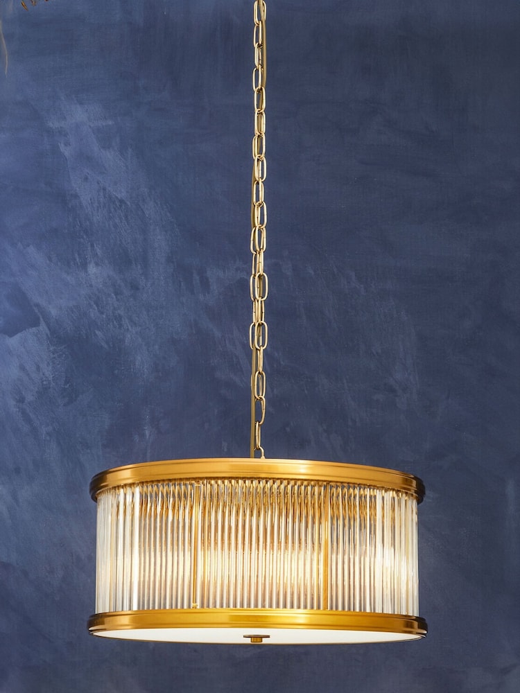 Interiors by Premier Brown Kensington Townhouse 6 Bulb Pendant Light - Image 2 of 4 Interiors by Premier Brown Kensington Townhouse 6 Bulb Pendant Light - Image 2 of 4