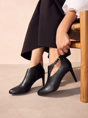 Black Forever Comfort® Open Side Shoe Boots - Image 1 of 7