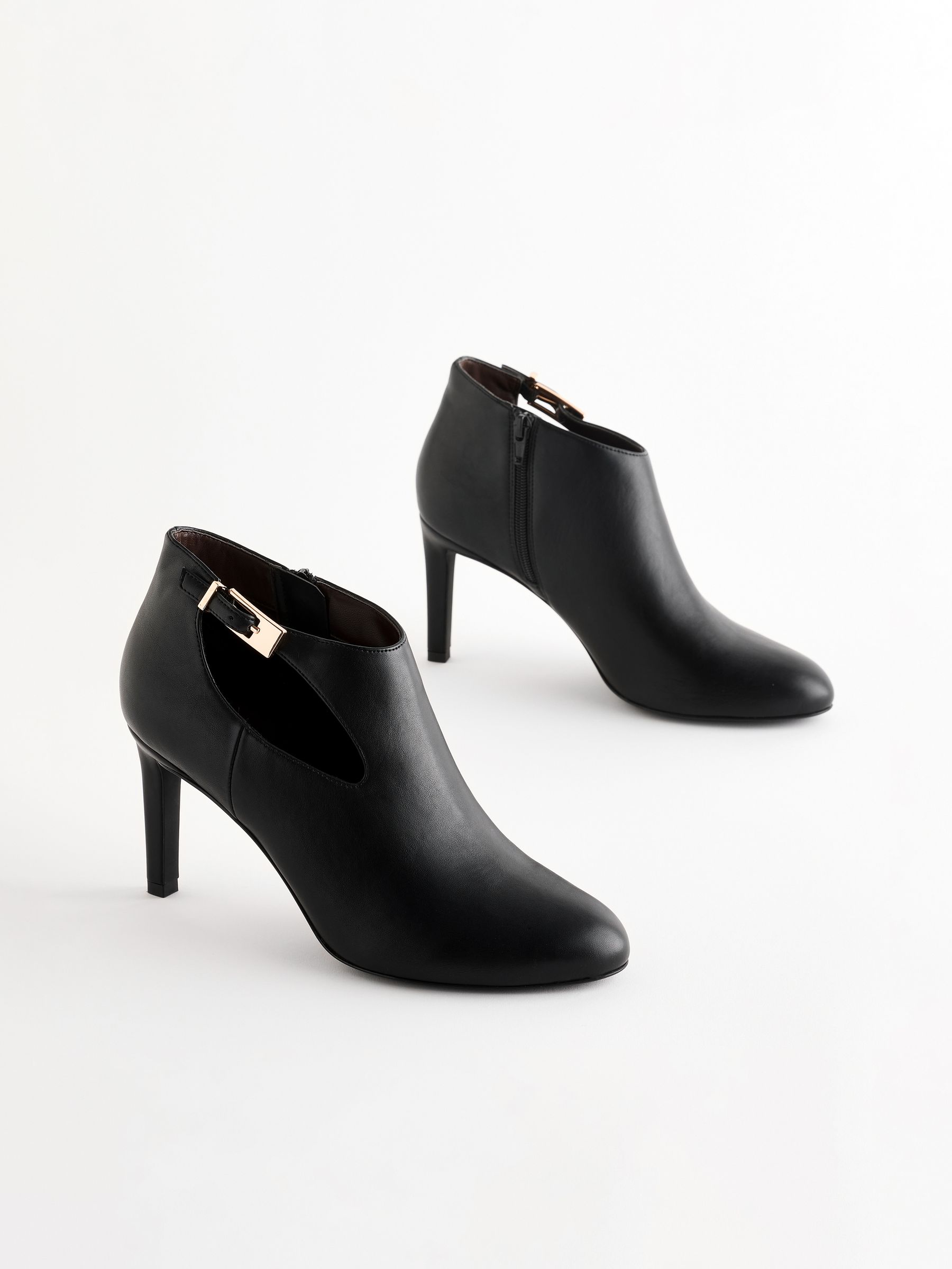 Buy Black Forever Comfort Open Side Shoe Boots from the Next UK online shop