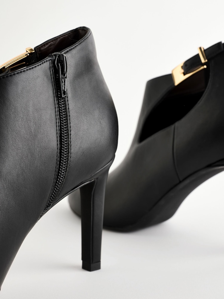 Black Forever Comfort® Open Side Shoe Boots - Image 6 of 7