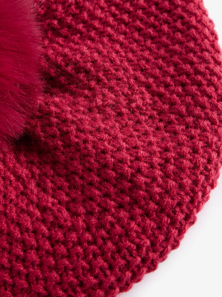 Red Beret Hat (3mths-10yrs) - Image 3 of 3 Red Beret Hat (3mths-10yrs) - Image 3 of 3