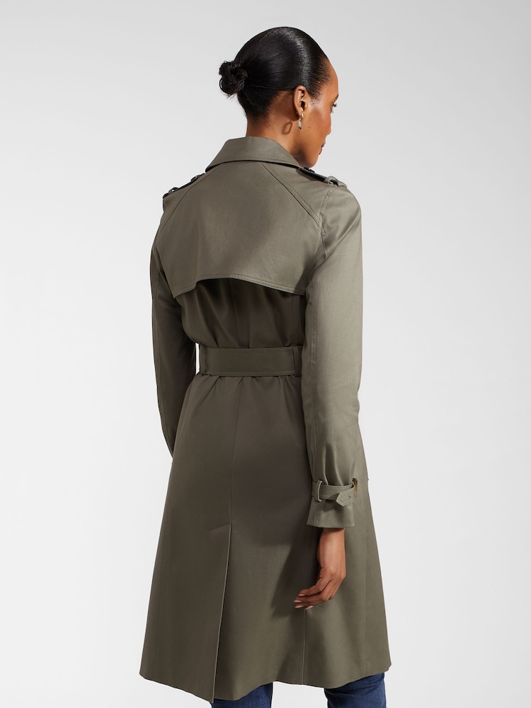 Verde oliva - Hobbs Lisa Trench Jacket - Imagen 2 de 4