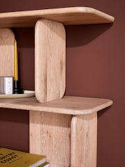 MADE.COM White Wash Oak Nyla Tall Shelving Unit - Image 3 of 3