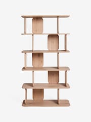 MADE.COM White Wash Oak Nyla Tall Shelving Unit - Image 4 of 5