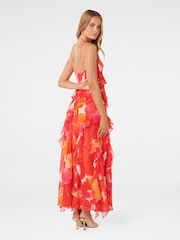 Forever New Orange Poppy Ruffle Gown - Image 6 of 6