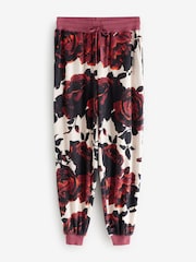 Ecru/Red Floral Supersoft Long Sleeve Pyjamas - Image 6 of 9