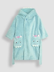 JoJo Maman Bébé Duck Egg Dinosaur Dressing Gown - Image 1 of 3