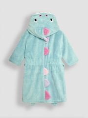 JoJo Maman Bébé Duck Egg Dinosaur Dressing Gown - Image 2 of 3