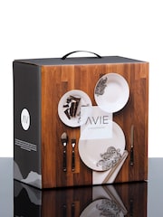 Interiors by Premier White Avie 12 Piece Prince Dinner Set - Image 4 of 5