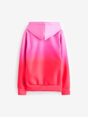 Hype. Girls Pink Fade 100% Cotton Hoodie - Image 7 of 8