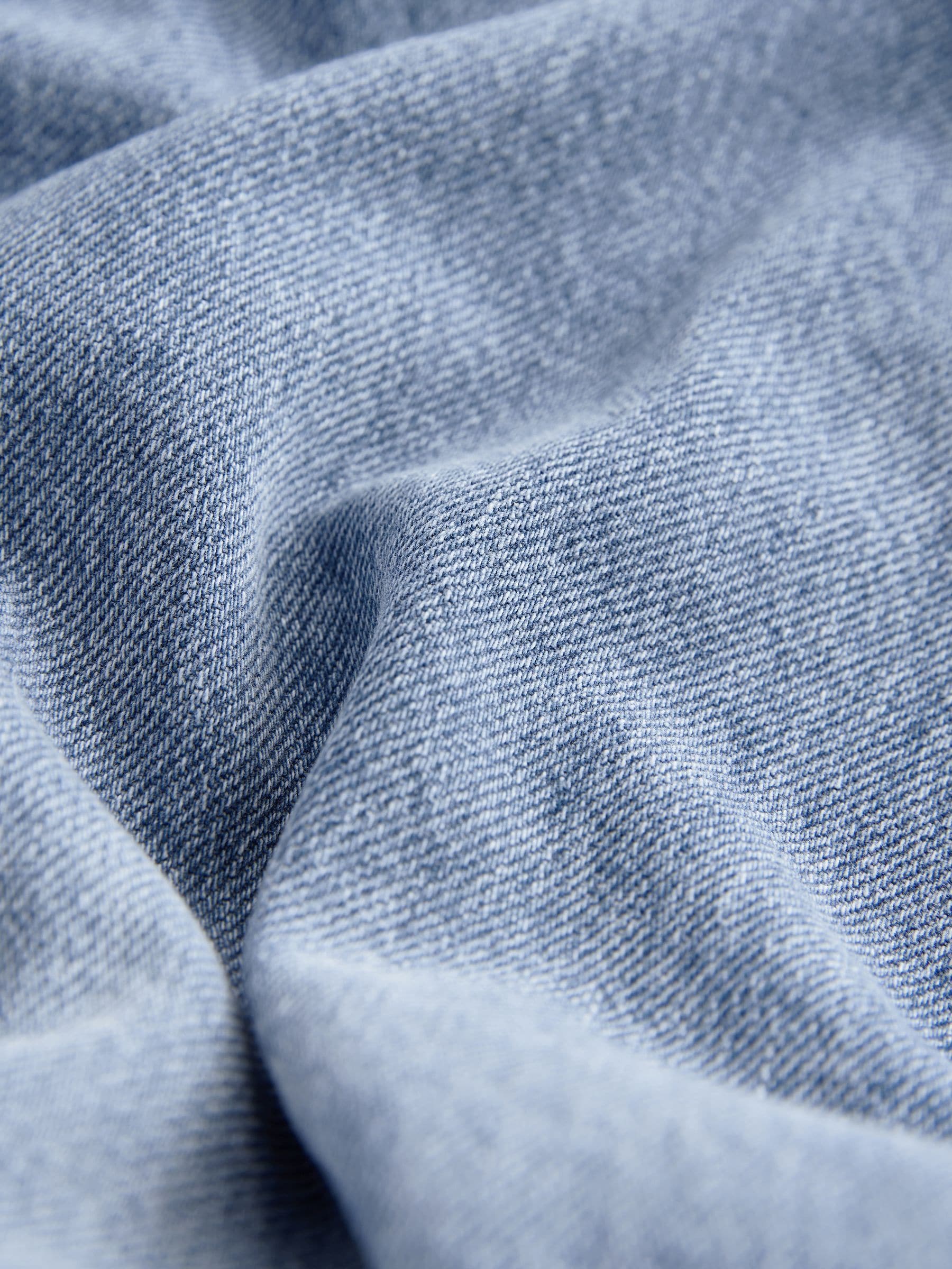 Buy Mid Blue Side Stripe Palazzo Wide Leg 100% Cotton Jeans