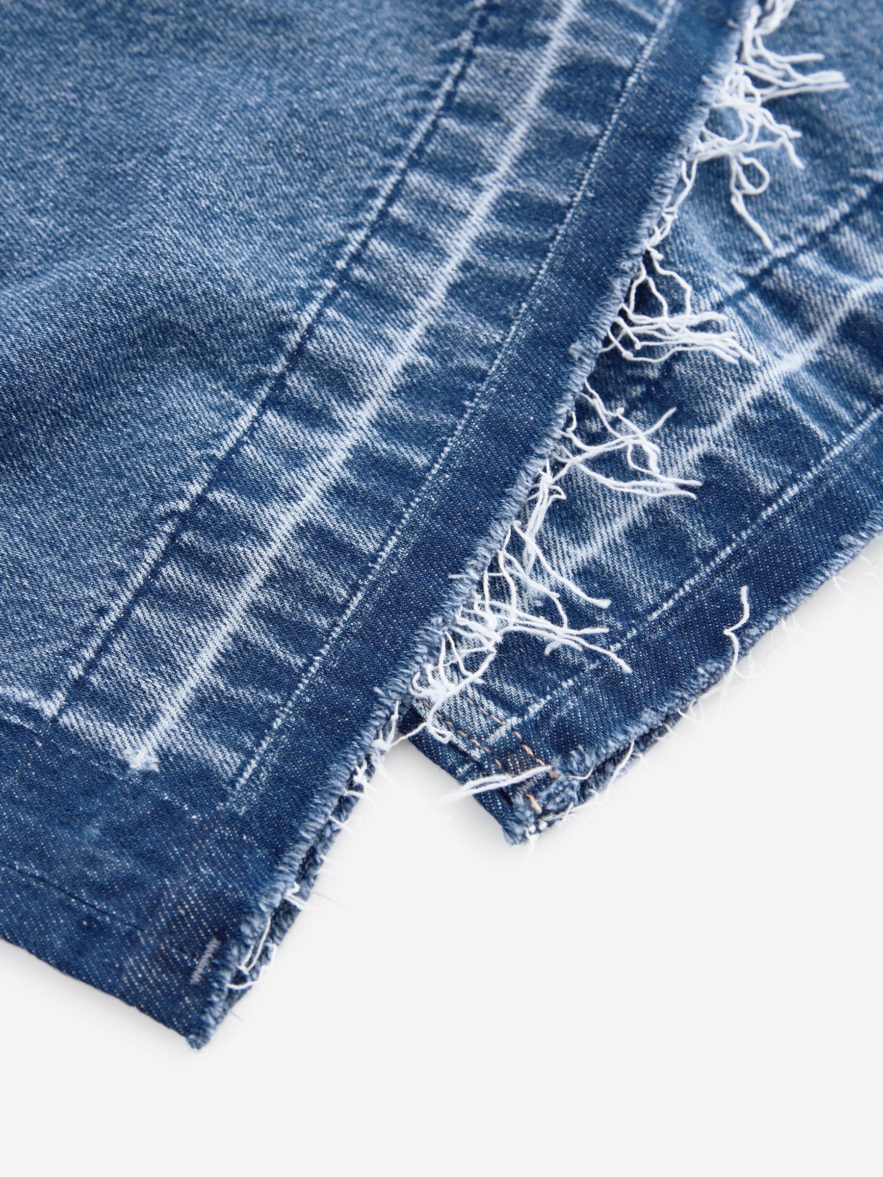 Buy Mid Blue Side Stripe Palazzo Wide Leg 100 Cotton Jeans from the Next UK online shop