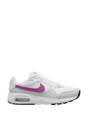 Nike White/Purple Air Max SC Trainers - Image 1 of 4