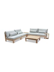 Kettler Silver Green Beach Garden Lounge Set - Image 6 of 8