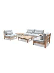 Kettler Silver Green Beach Garden Lounge Set - Image 8 of 8
