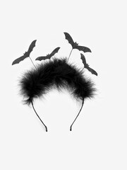 Black Halloween Bat Headband - Image 3 of 5