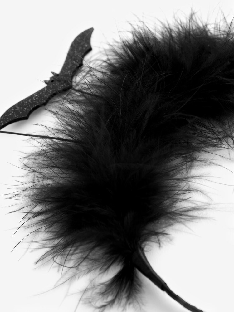 Black Halloween Bat Headband - Image 5 of 5