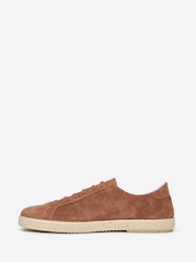 Oliver Sweeney Brown Suede Espadrille Trainers - Image 2 of 5