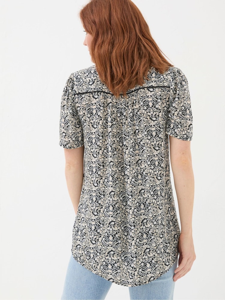 FatFace Cassidy Black Inlay Floral Tunic - Image 2 of 5