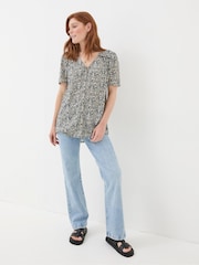 FatFace Cassidy Black Inlay Floral Tunic - Image 4 of 5