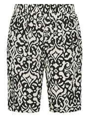 Yours Curve Black Woven Shorts - Image 5 of 5