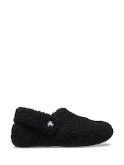 Crocs Black Kids Cozzzy Slippers - Image 1 of 7