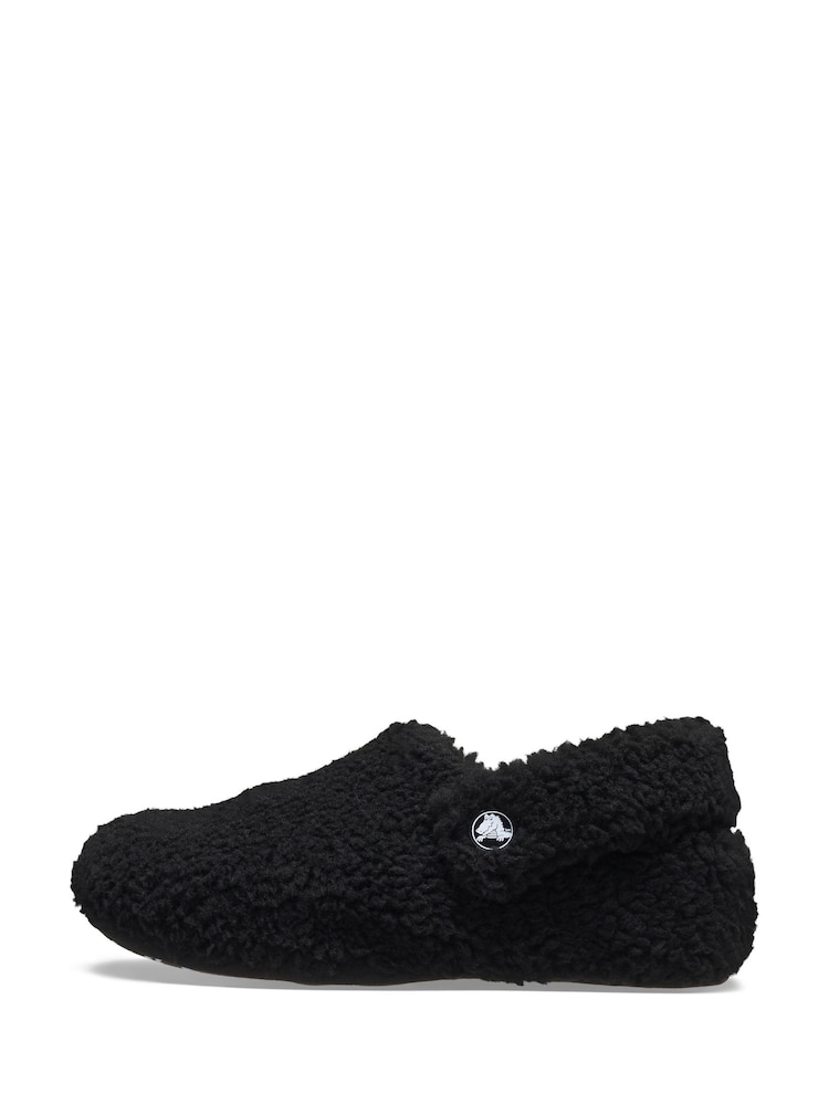 Crocs Black Kids Cozzzy Slippers - Image 2 of 7