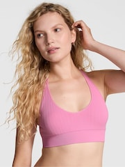 Moonstone roze - Victoria's Secret - PINK - Naadloze kabelgebreide sportbeha - Image 1 of 4