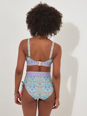 Joe Browns Bikini-Top mit hellem Kacheldruck - Bild 3 von 5