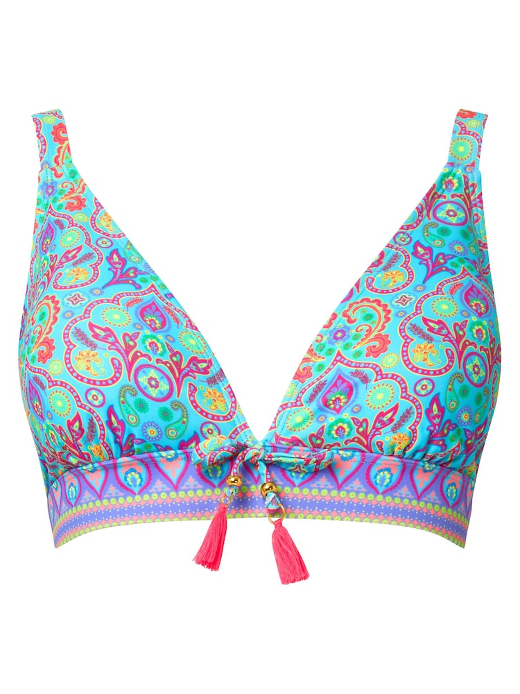Joe Browns Bikini-Top mit hellem Kacheldruck - Bild 5 von 5