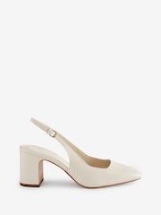 Hobbs Cream Lily Slingback Shoes - Image 1 of 4