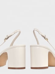Hobbs Cream Lily Slingback Shoes - Image 2 of 4