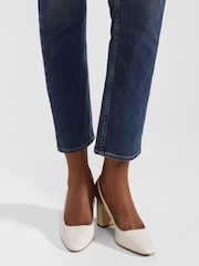 Hobbs Cream Lily Slingback Shoes - Image 3 of 4