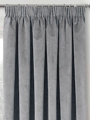 Enhanced Living Grey Thermal Blackout Oxford Readymade Curtains - Image 3 of 4