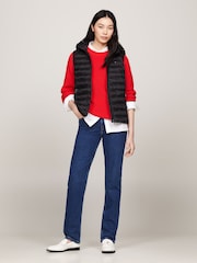 Tommy Hilfiger Black Down-Filled Hooded Zip-Thru Jacket - Image 3 of 5